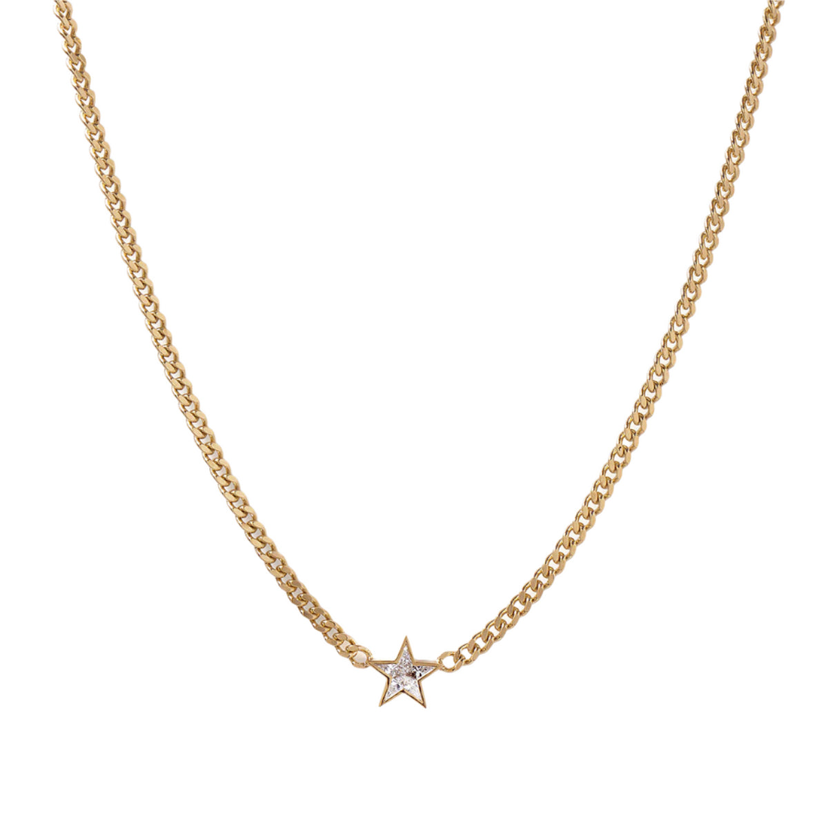 Super Duper Diamond Star Necklace - Roxanne First