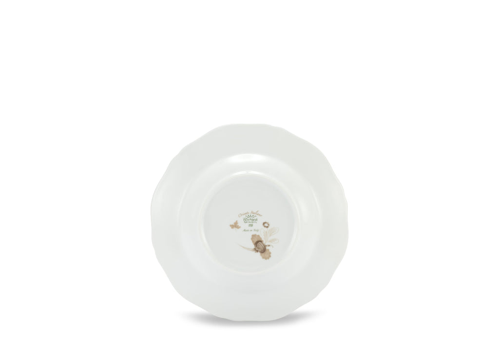 Oriente Italiano Antico Doccia Soup Plate in Meringa