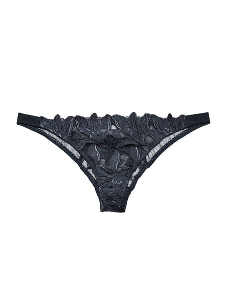 Lily Embroidery Cheeky in Black