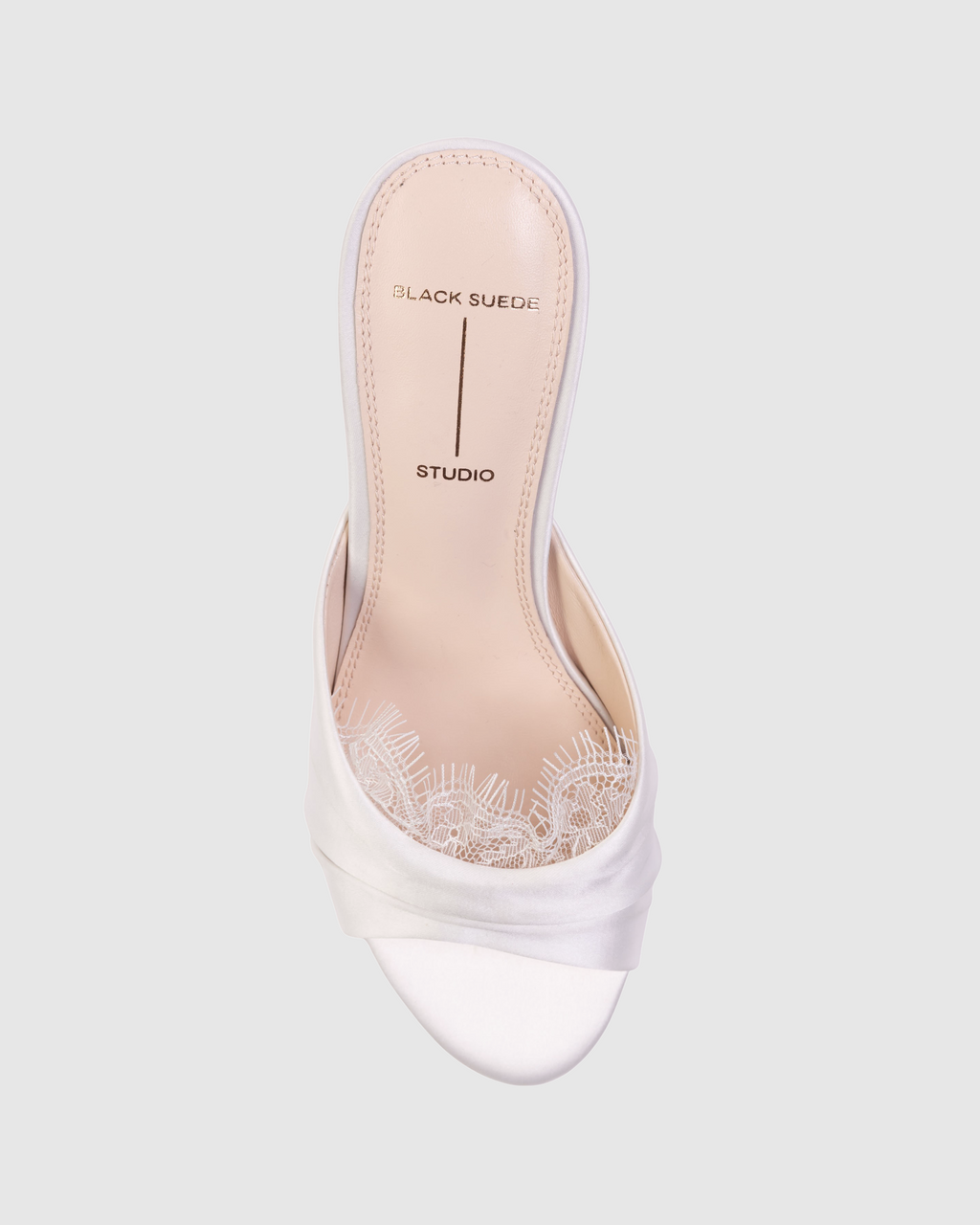 Lacey 65 in White Satin