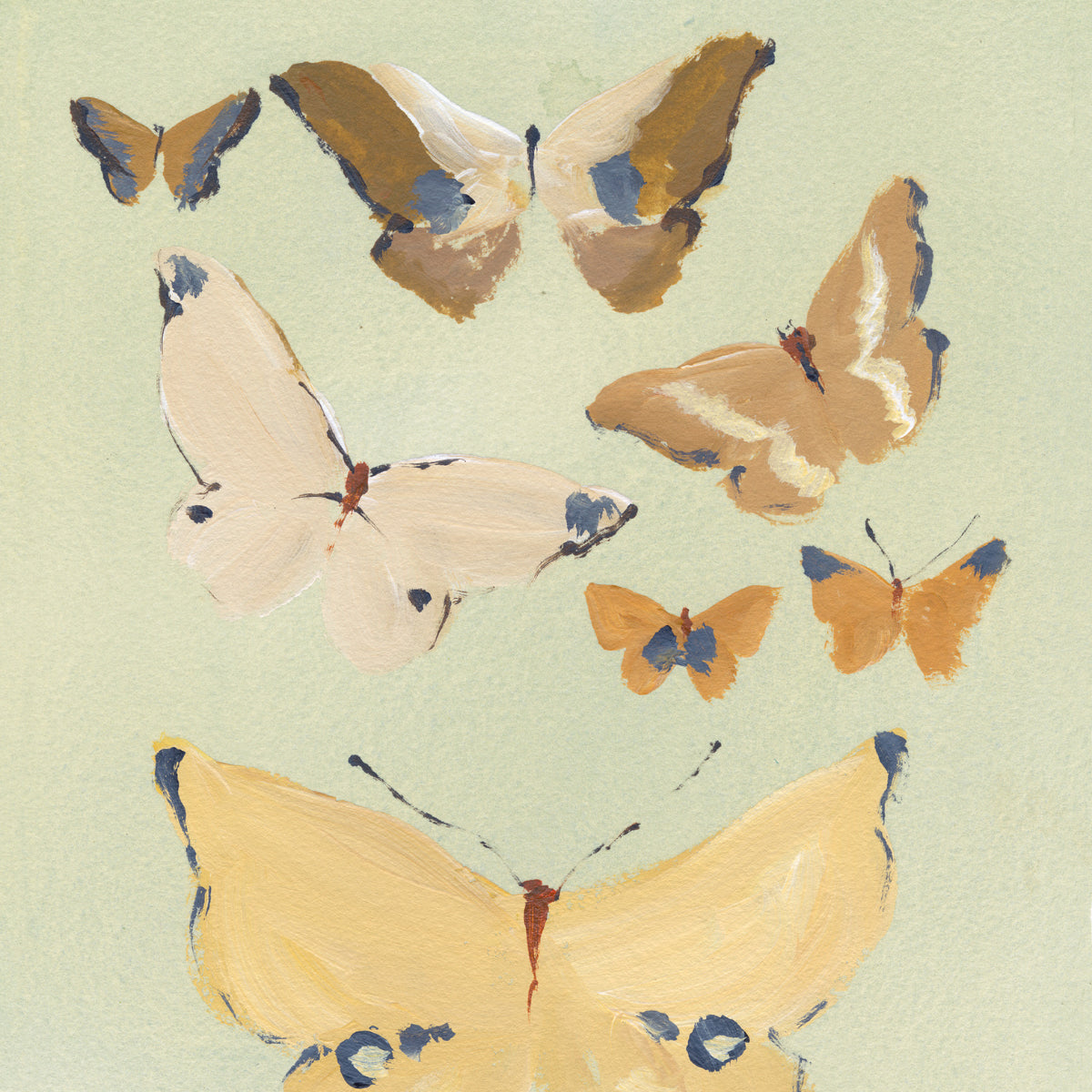 inslee watercolor butterfly print 