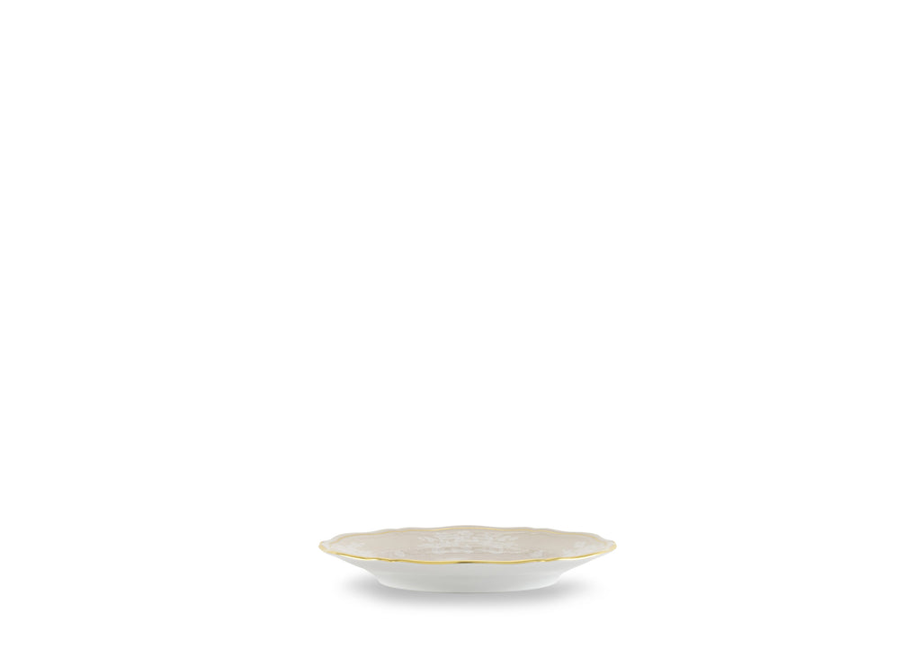 Oriente Italiano Antico Doccia Flat Bread Plate in Meringa