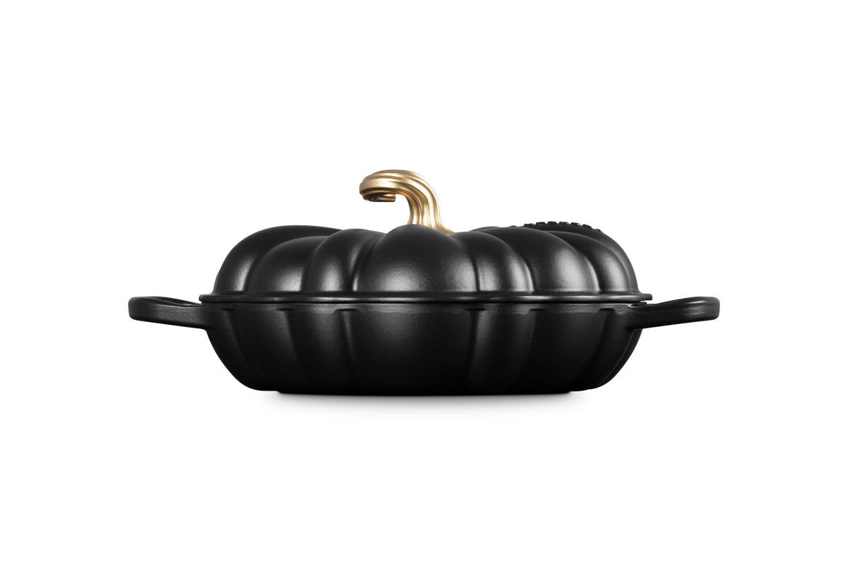 Le Creuset Signature Pumpkin Braiser, 2.75 qt., Licorice