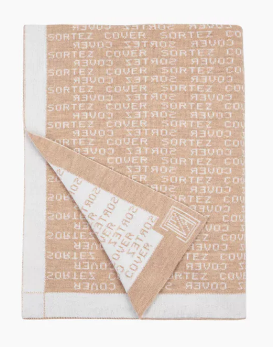 Bespoke Sand Cashmere Blanket