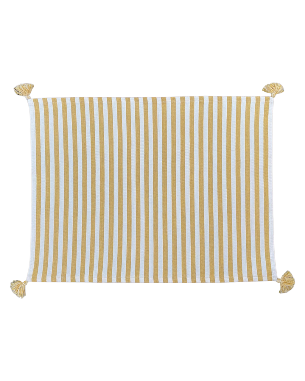 Vera Stripe Placemat in Yellow