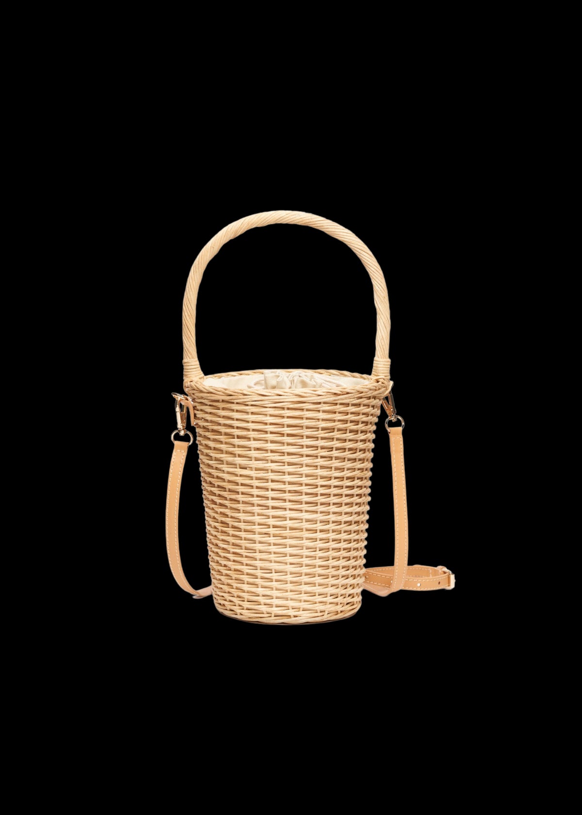 Zoey Wicker Basket Bag