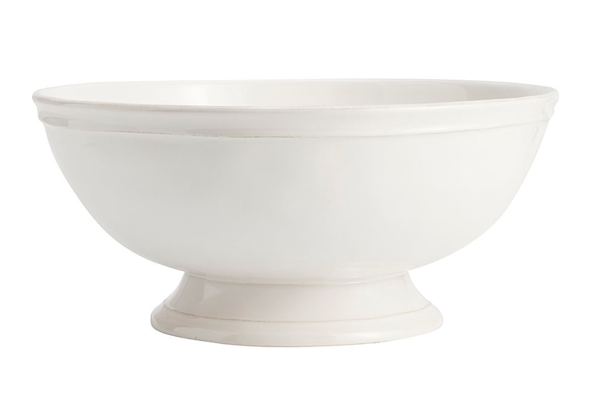 Cambria Handcrafted Stoneware Large Footed Serving Bowl