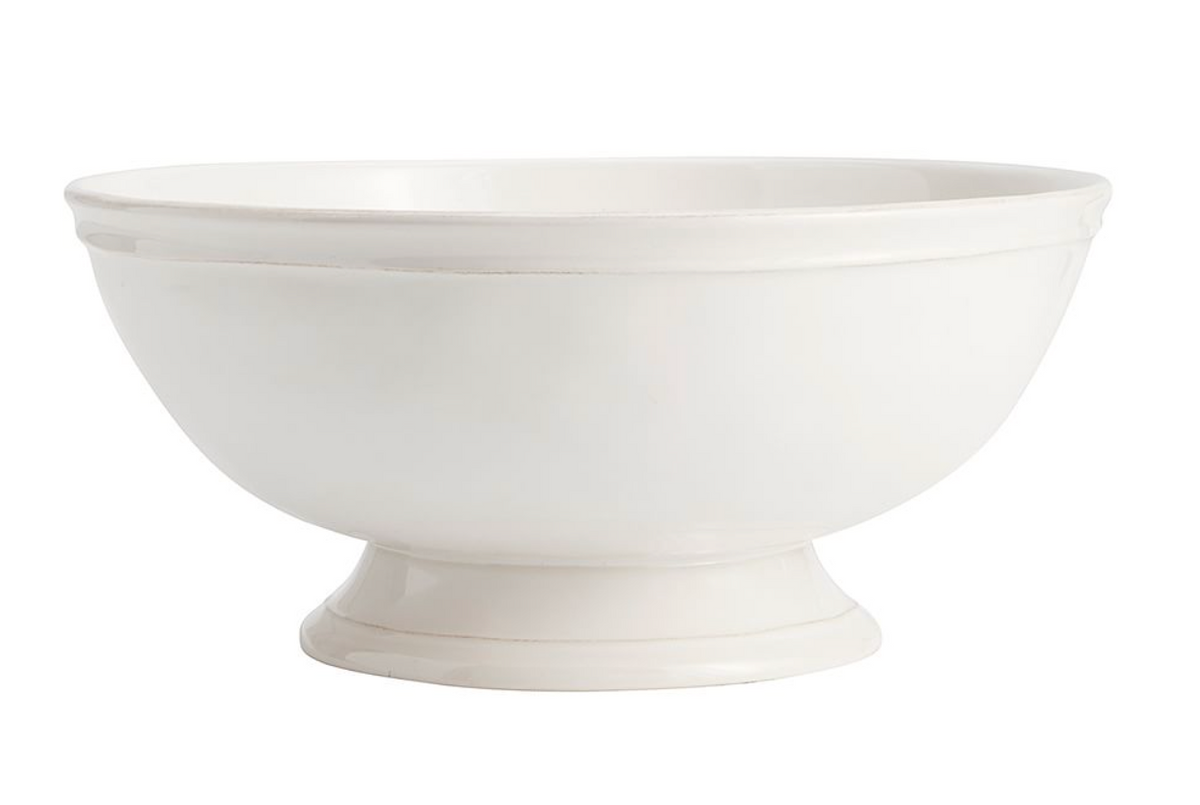 Cambria Handcrafted Stoneware Large Footed Serving Bowl