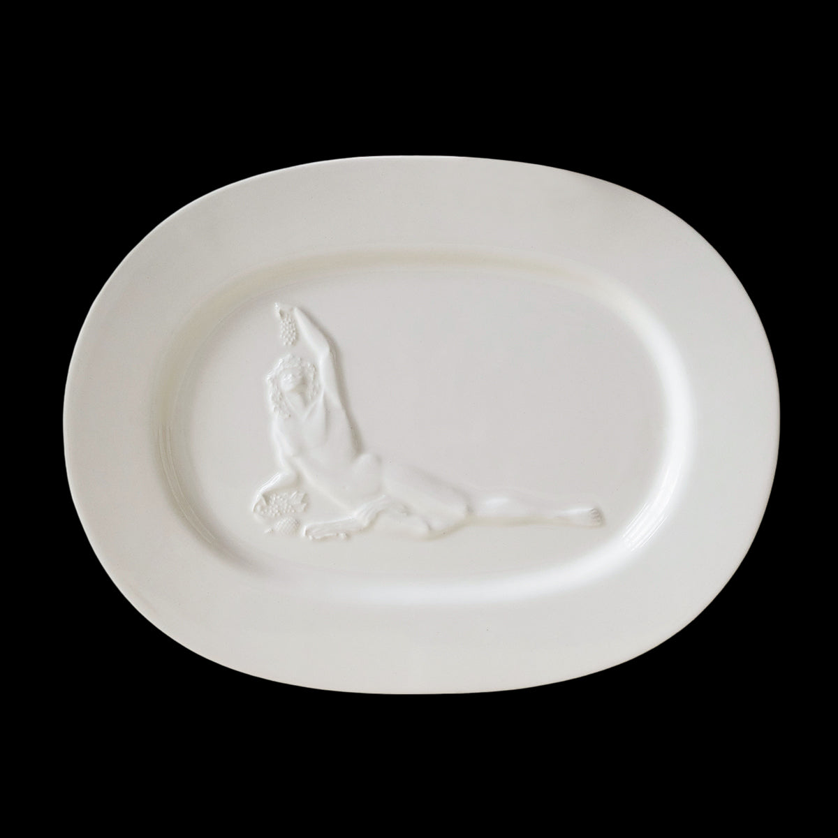Bacchus Ceramic Serving Plate