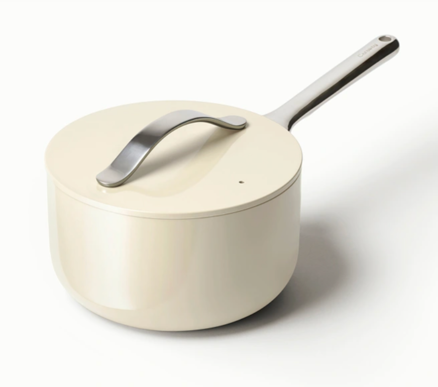 Ceramic Sauce Pan, Cream
