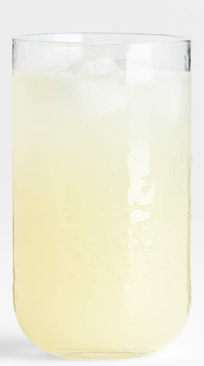 Clear Hammered Glass Tumbler