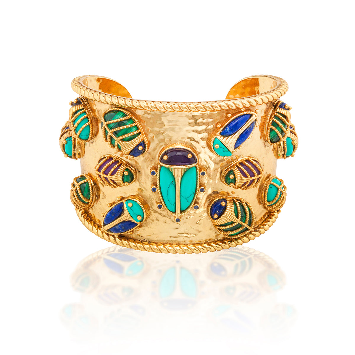 Scarab Family Reunion Cuff in Multi