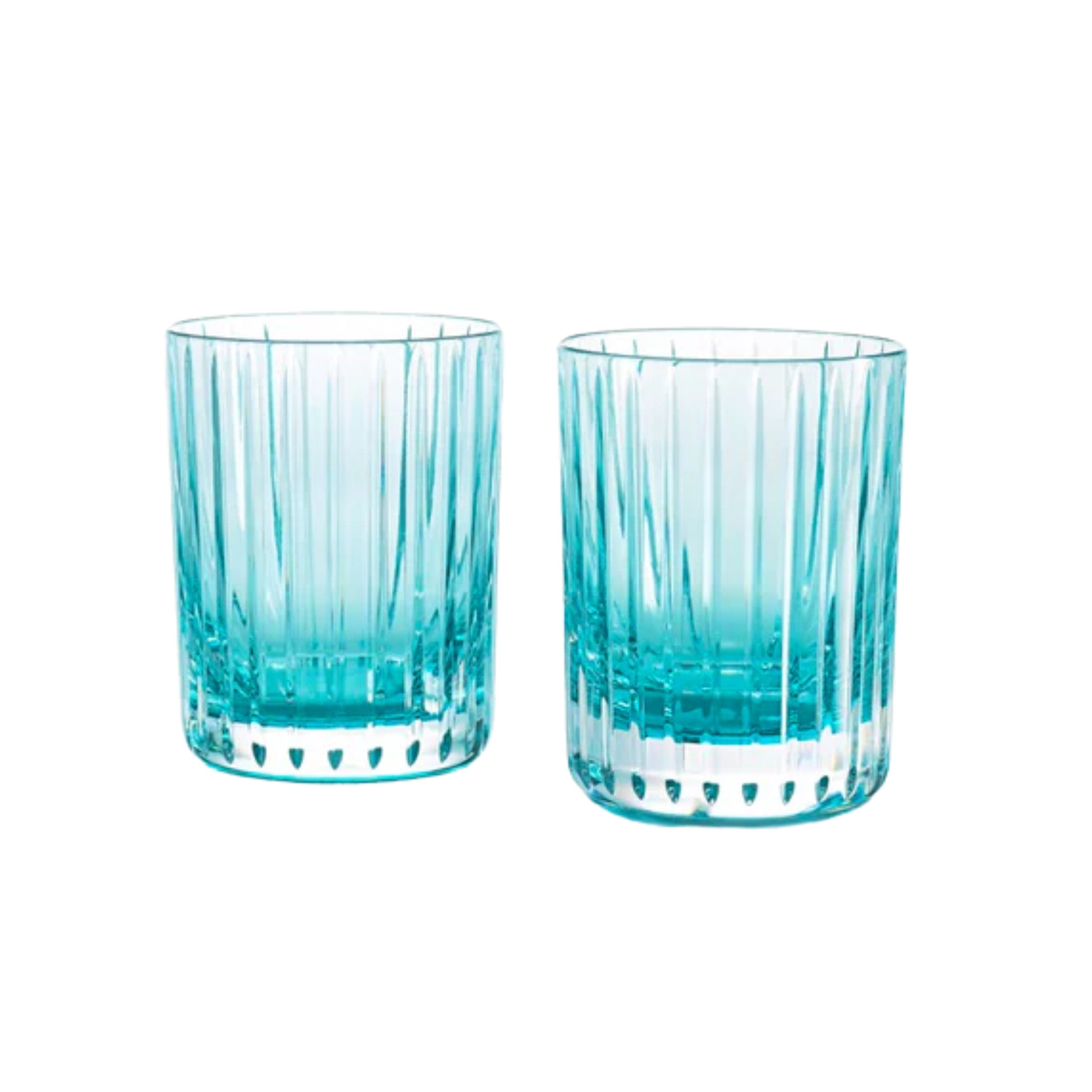 Harmonie Double Old Fashion Tumbler in Pastel Turquoise, Set of 2