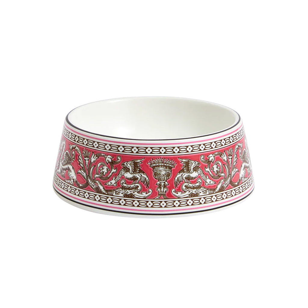 Florentine Fuchsia Pet Bowl 6.6"