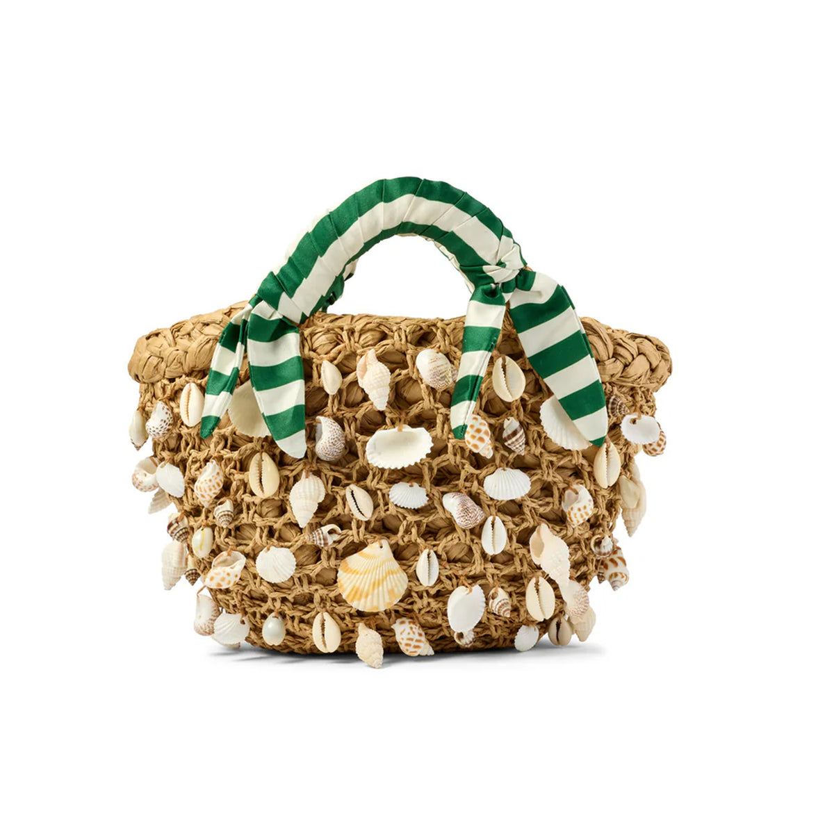 Shelley Bag in Natural/Green