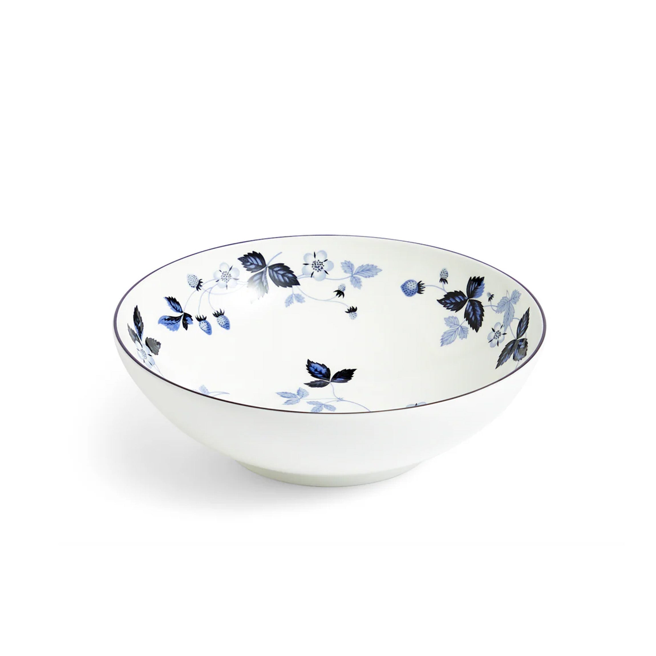 Wild Strawberry Inky Blue Cereal Bowl 7in