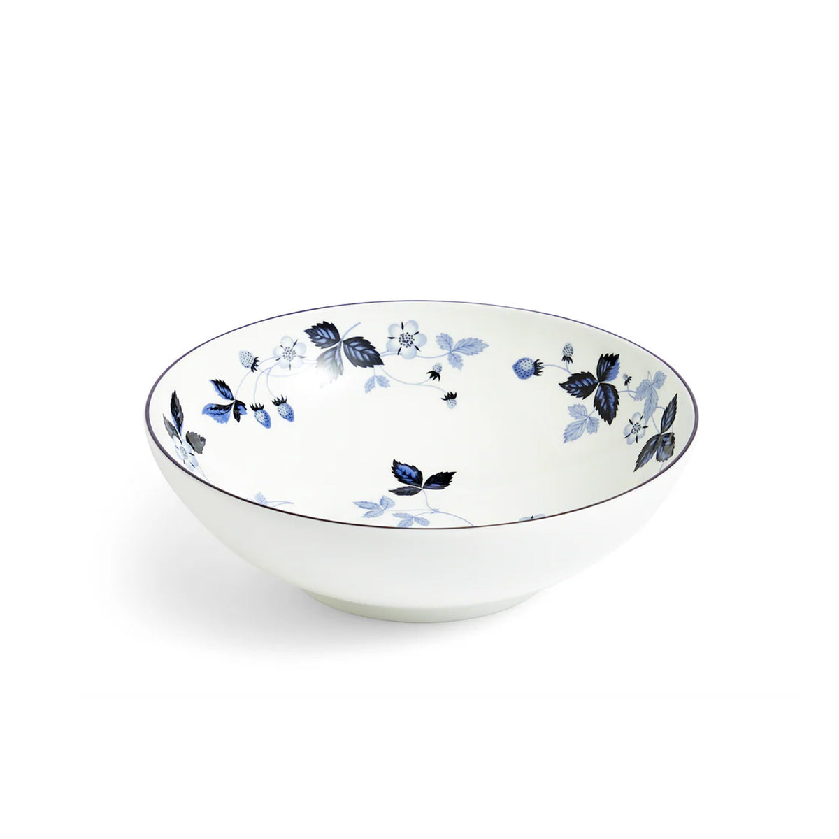 Wild Strawberry Inky Blue Cereal Bowl 7in