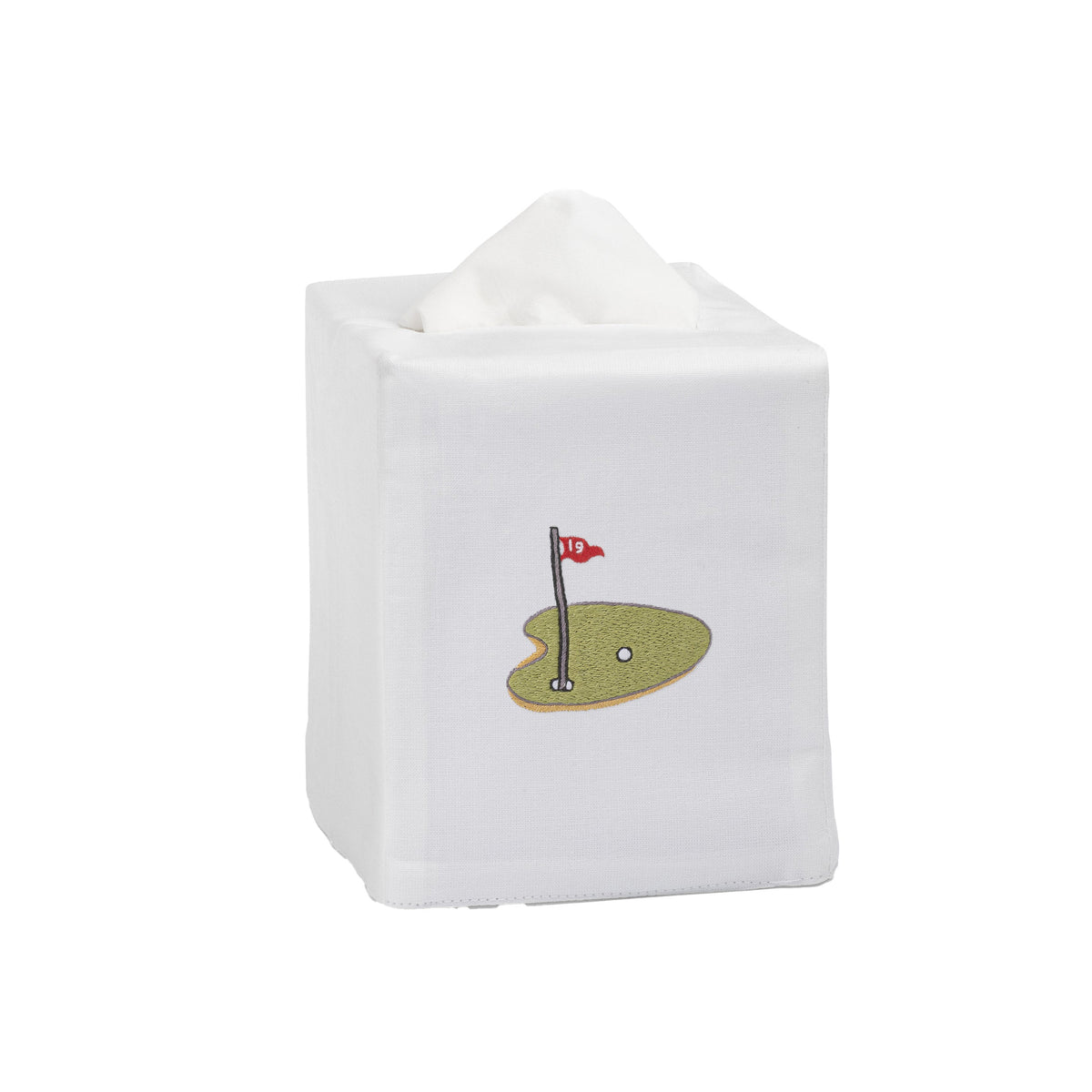Golf Tee Tissue Box Cover