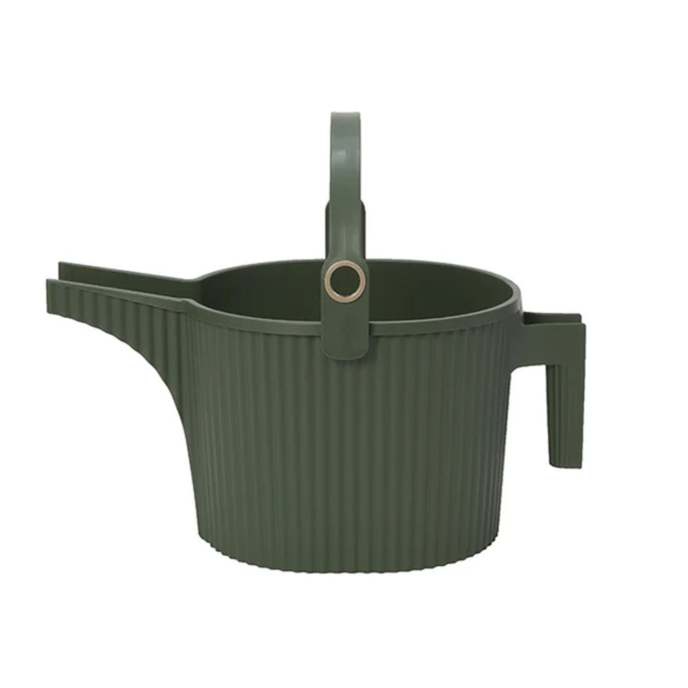Hachiman Garden Beetle Watering Can Large in Garden Green