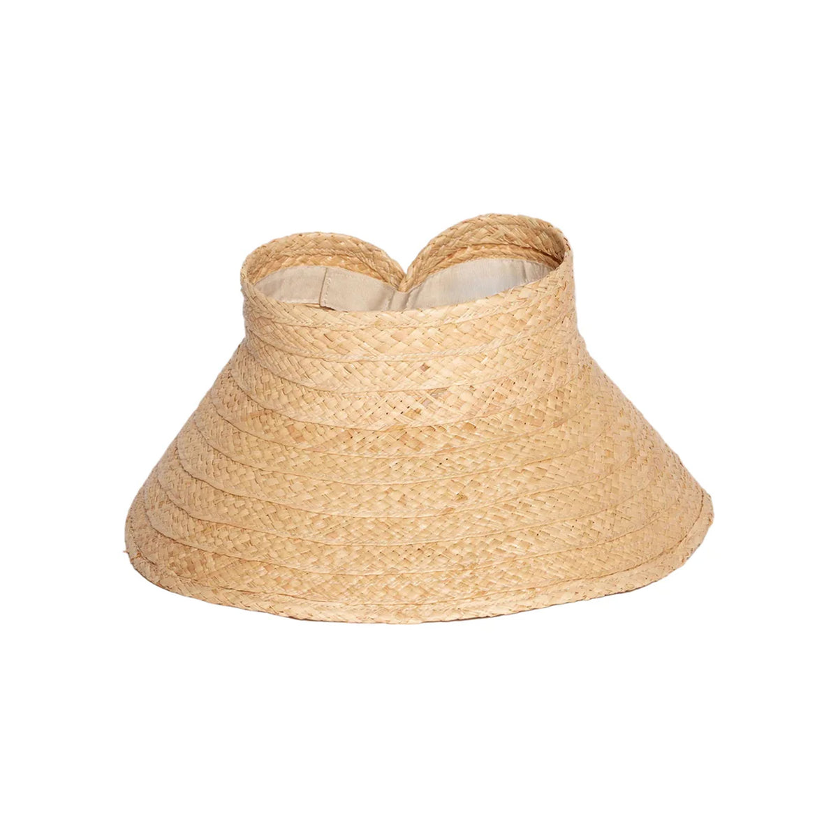Roll Up Visor in Natural