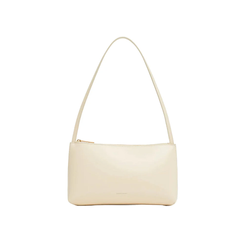 Gaia Shoulder Bag in Crema & Ebony