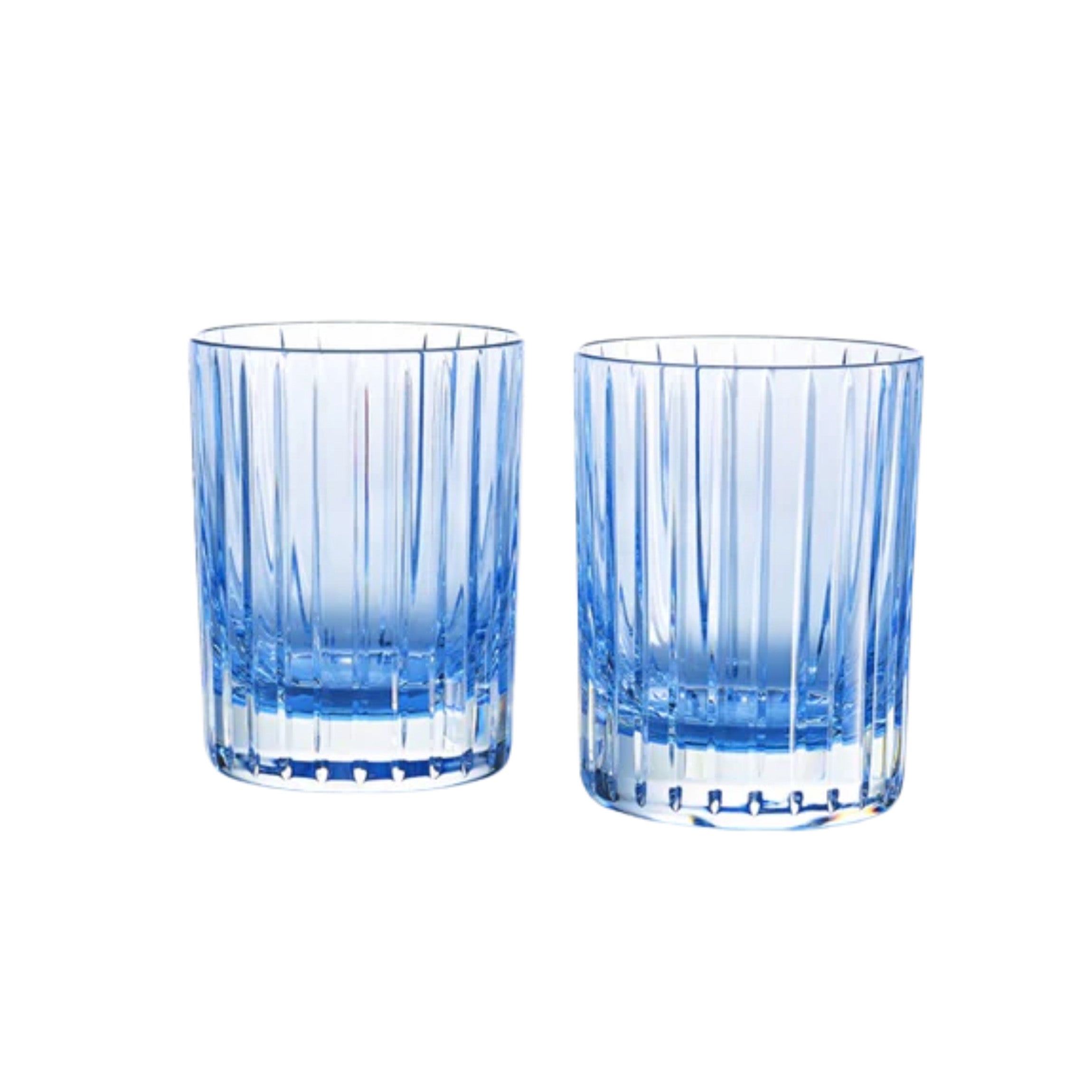 Harmonie Double Old Fashion Tumbler in Pastel Blue, Set of 2