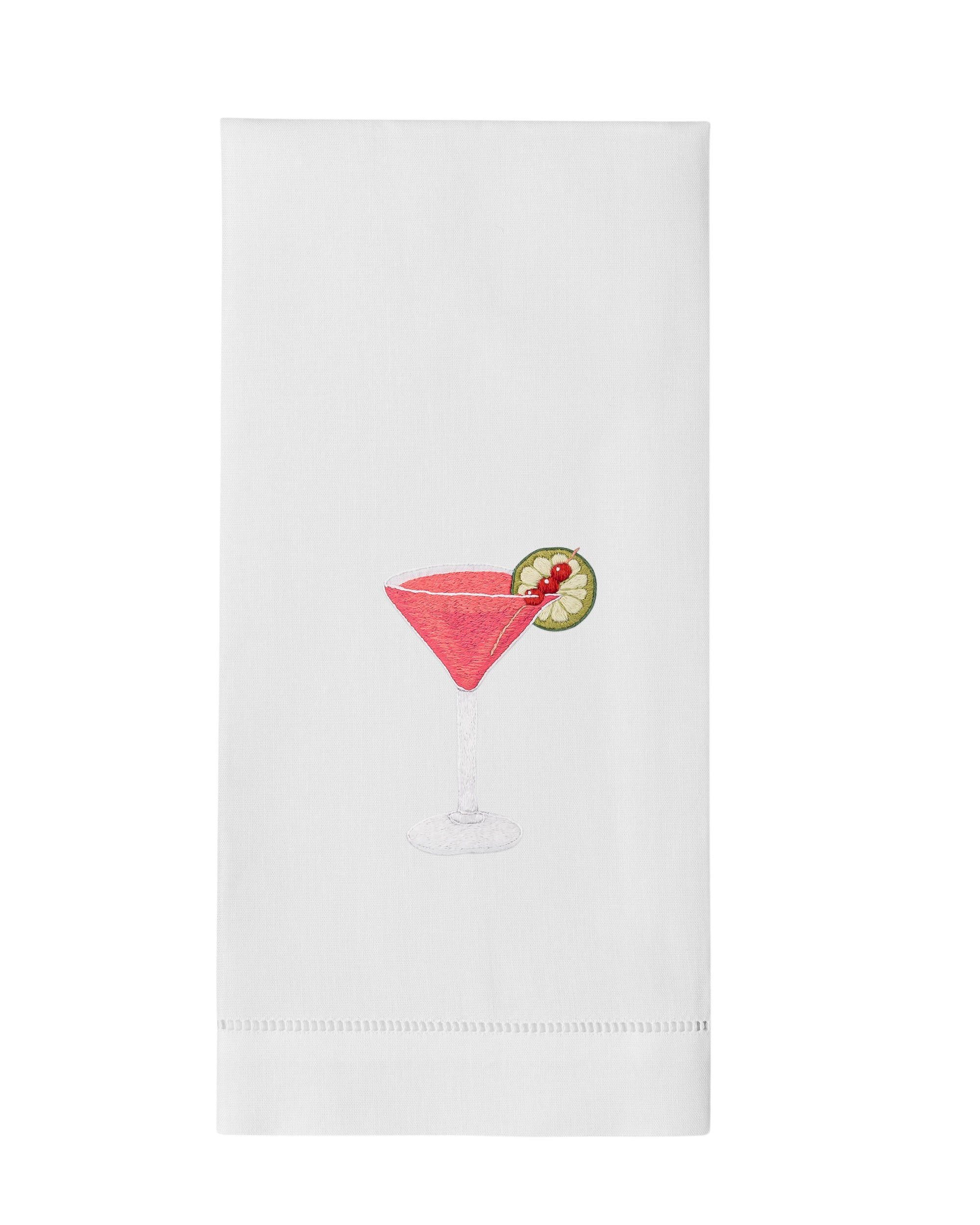 Cosmopolitan Cocktail Hand Towel