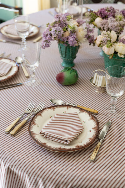 Coco Ticking Stripe Dinner Napkins