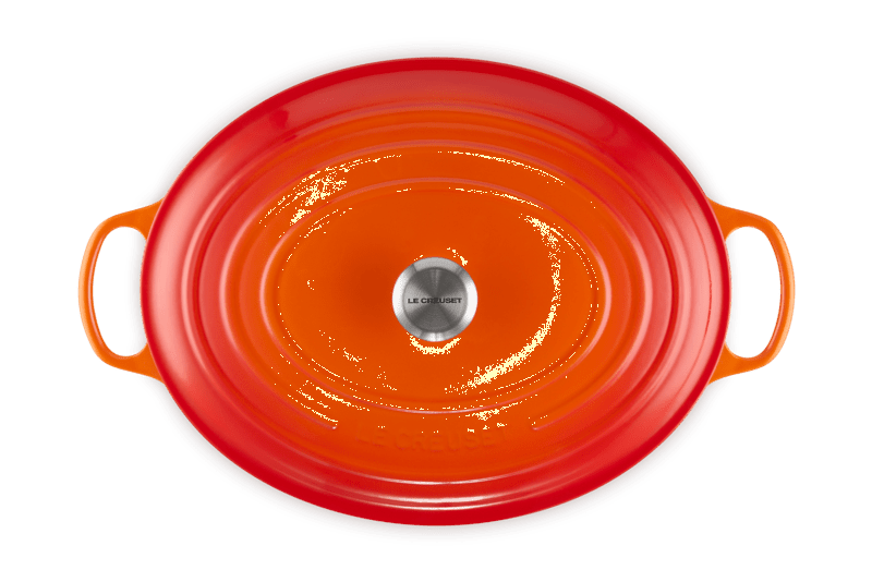 Signature Oval Dutch Oven in Flame 15.5 qt.