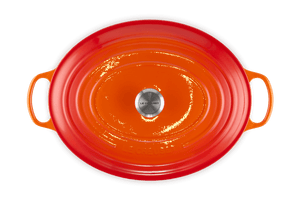 Signature Oval Dutch Oven in Flame 15.5 qt.