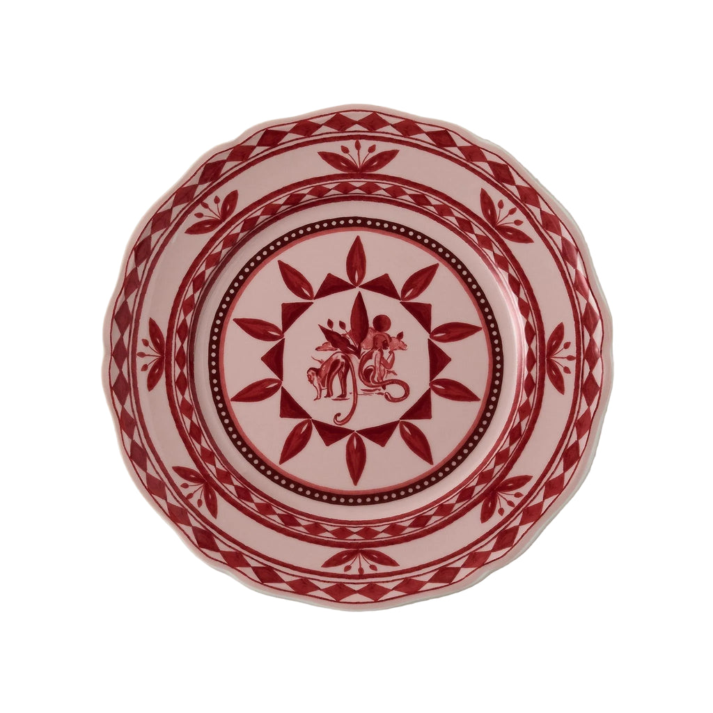 Rêverie des Pins Dining Plate in Carmin