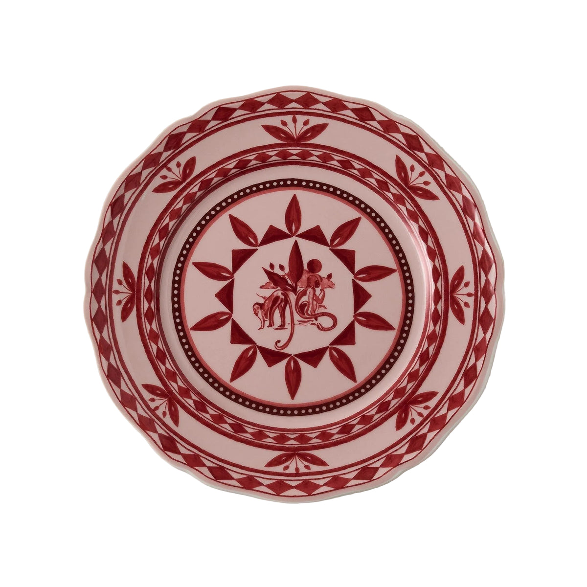 Rêverie des Pins Dining Plate in Carmin