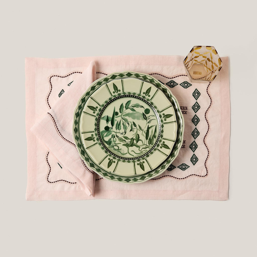 Le Chemin Napkin in Light Pink