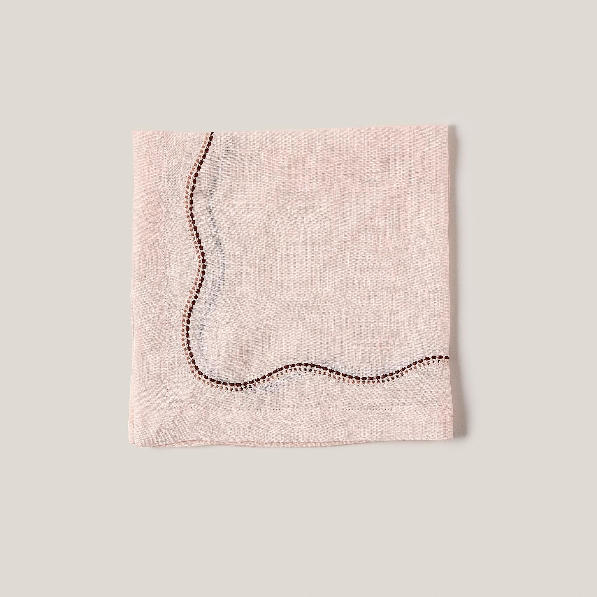 Le Chemin Napkin in Light Pink