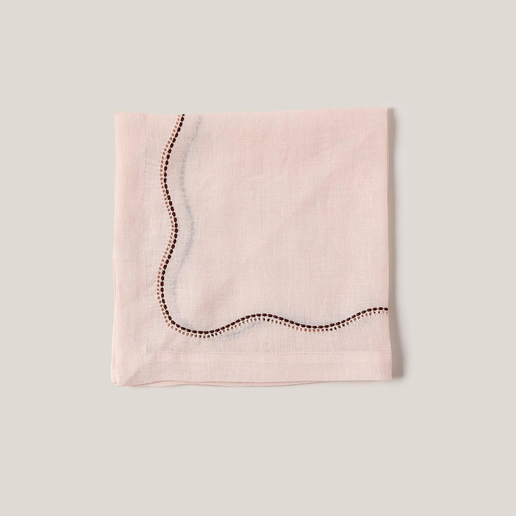 Le Chemin Napkin in Light Pink