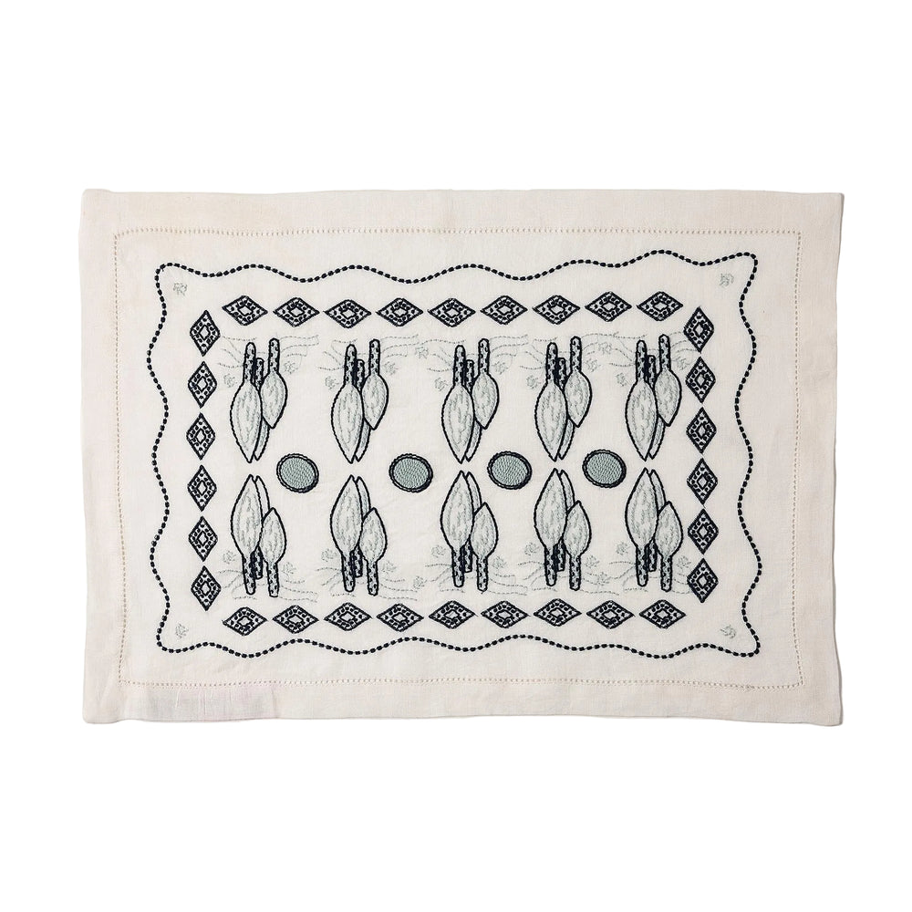 Les Trames Placemat in White
