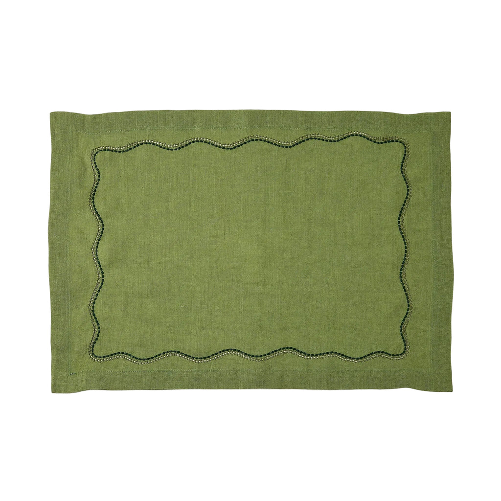 Le Chemin Placemat in Moss