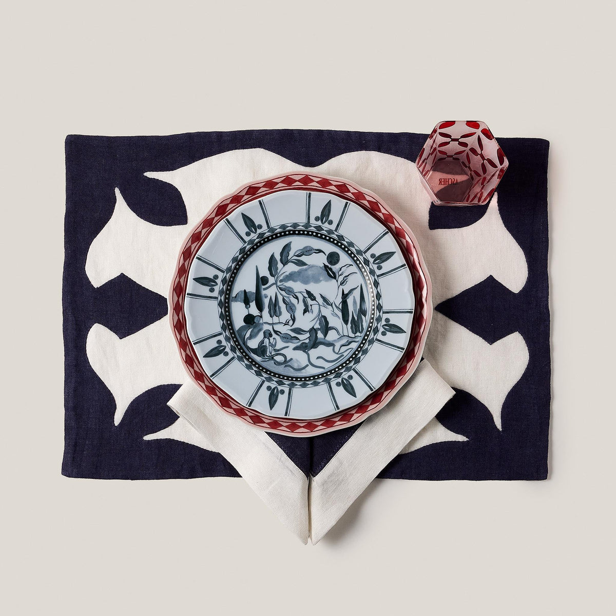Lisière Napkin in Nuit