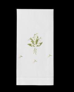 Lily of the Valley Hand Towel