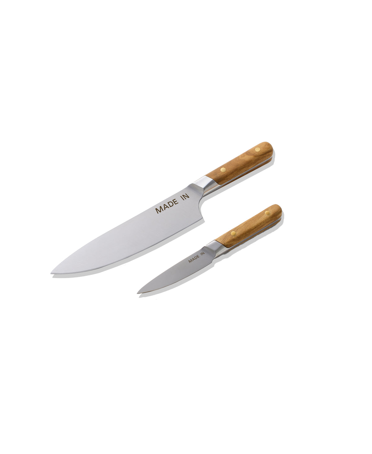 Knife Set in Olive Wood, Set of 2