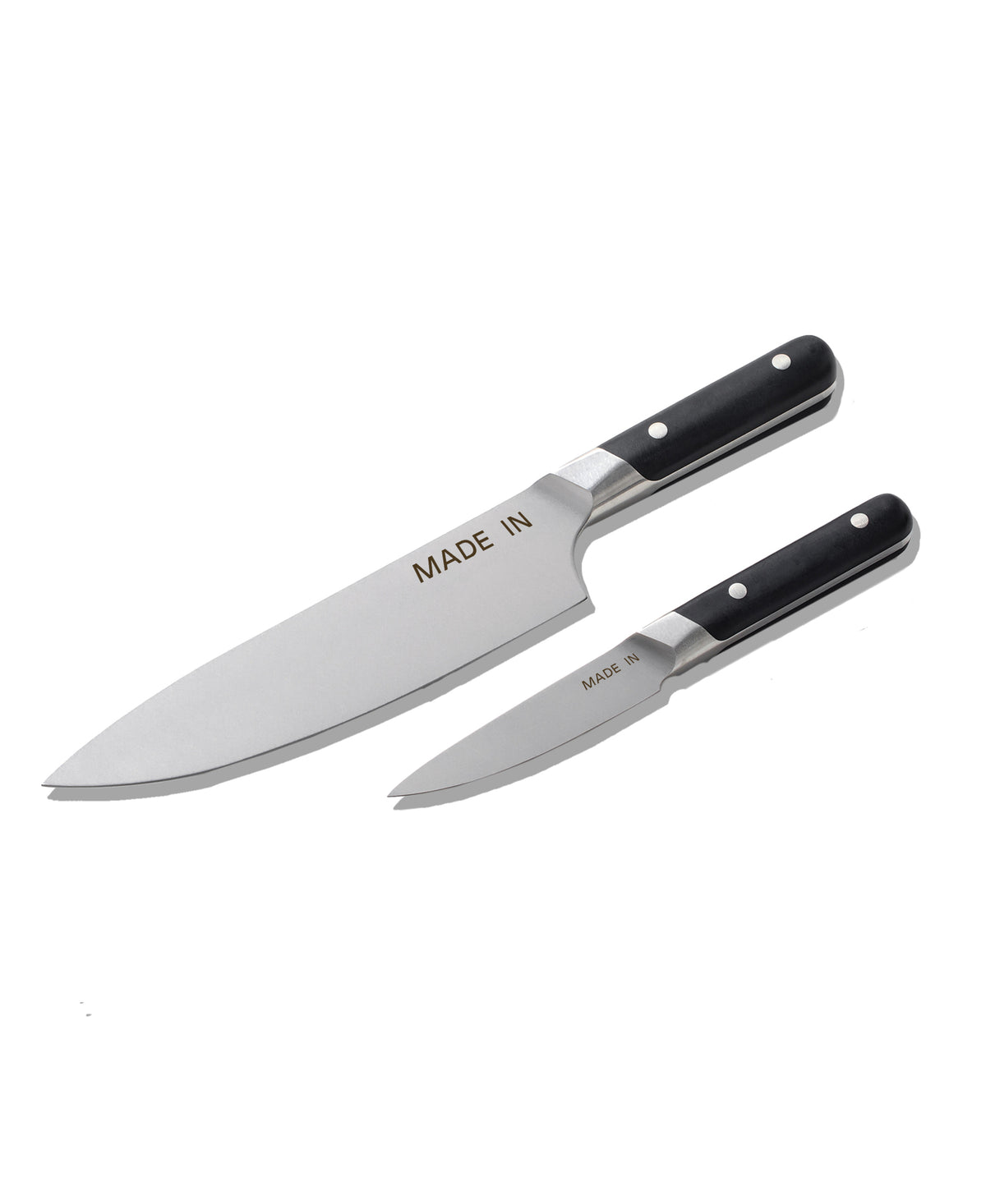 Knife Set in Black, Set of 2