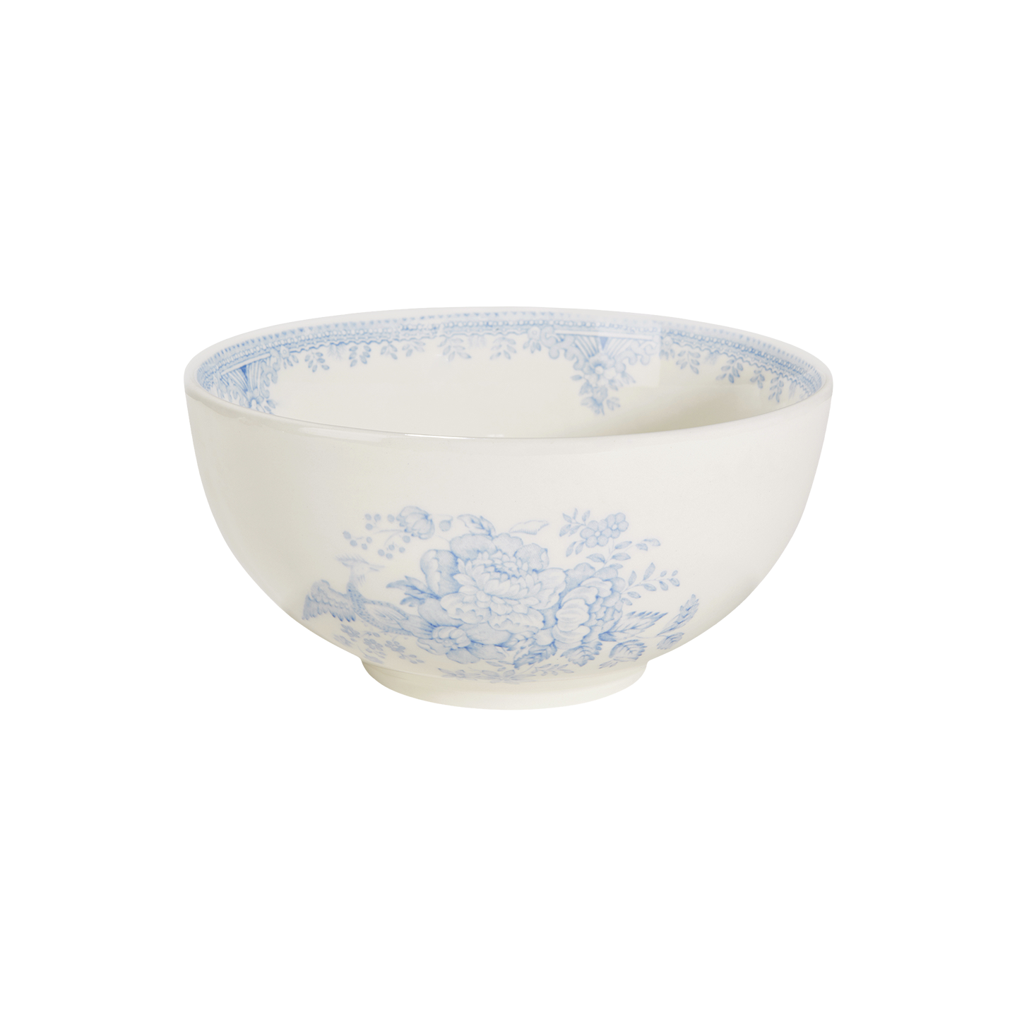 Blue Asiatic Pheasants Small Footed Bowl