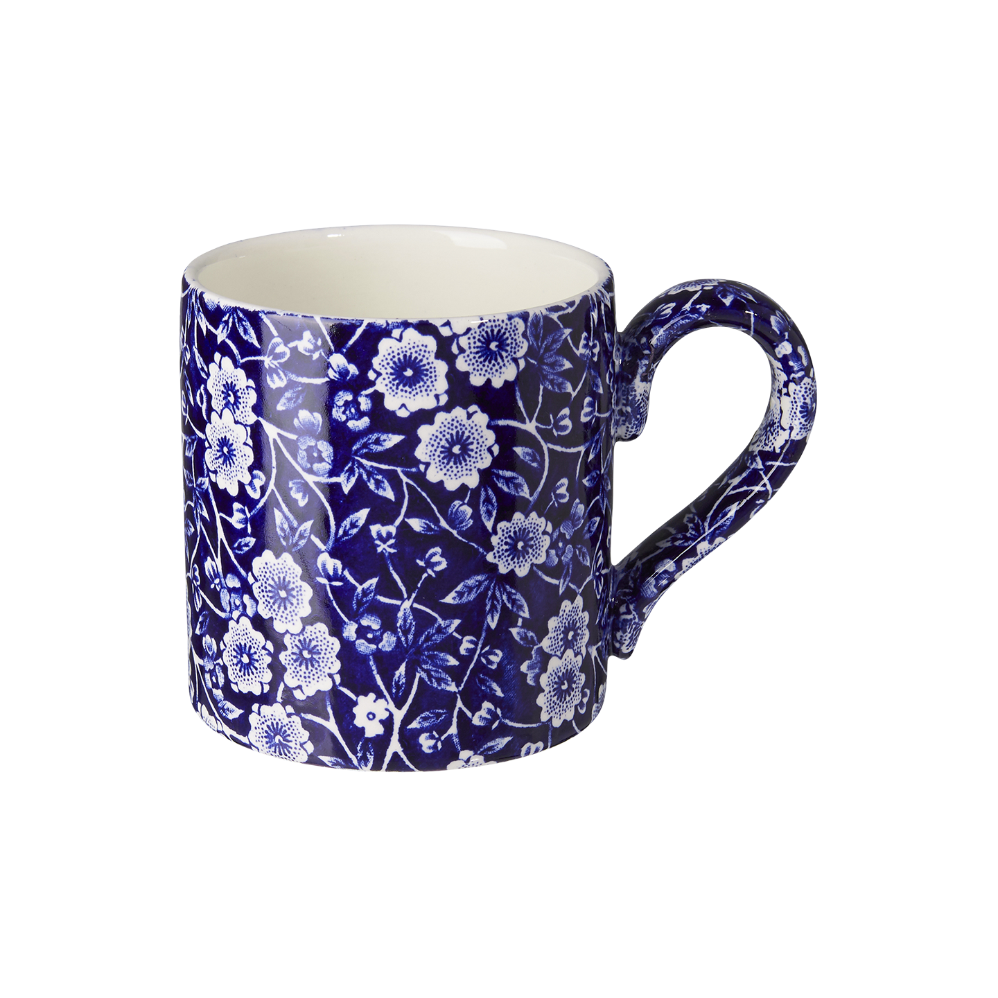 Blue Calico Half Pint Mug