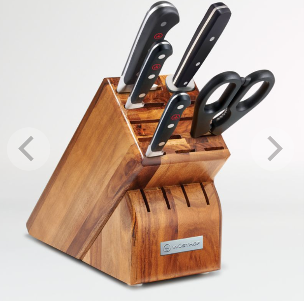 Wusthof ® Classic 6-Piece Acacia Knife Block Set