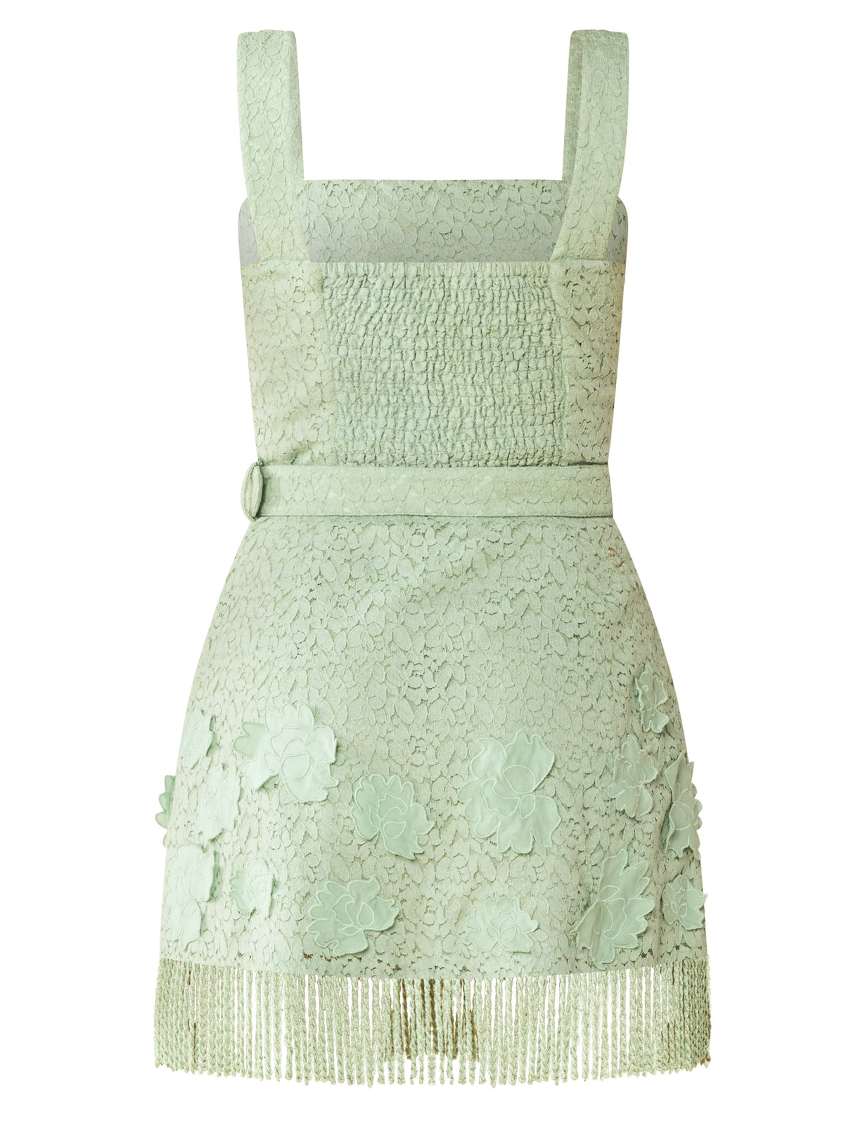 Sarah Bird Mini Dress in Minty Green