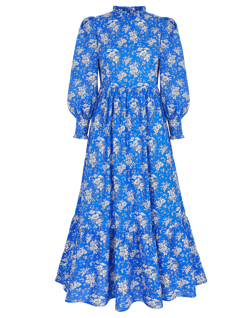 Royal Blue Bouquet Petworth Dress