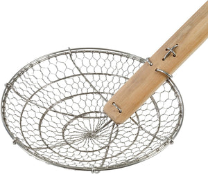 Stainless Steel Spider Strainer in Natural