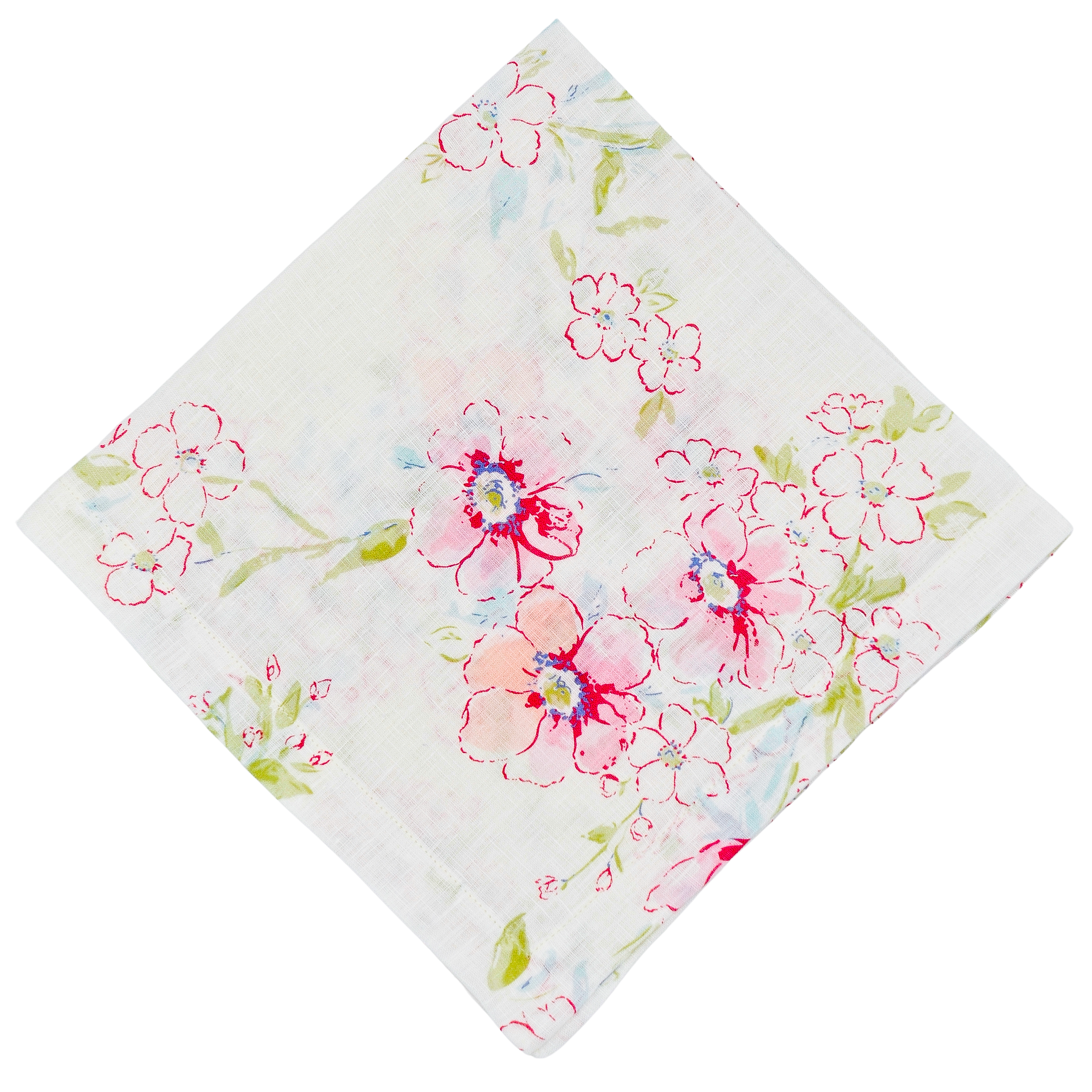 Dogwood Napkin in Pink, Set of 4