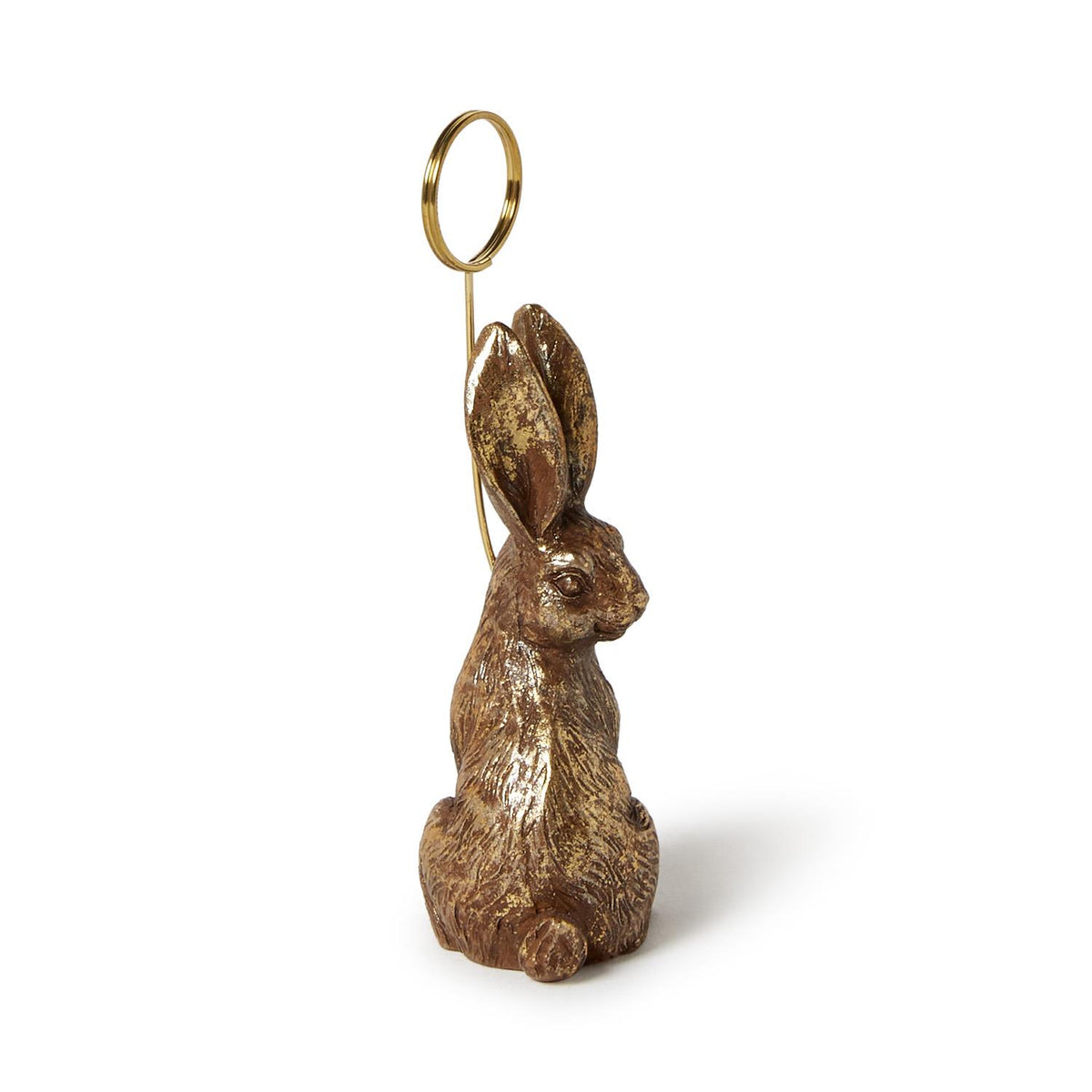 Golden Bunny Place Card and Photo Holder Unit