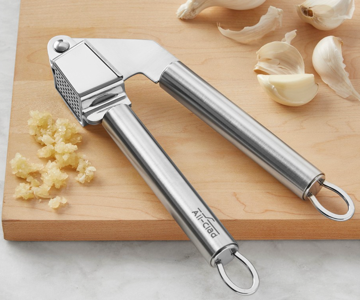 All-Clad Stainless-Steel Garlic Press